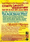 Last Night a DJ Saved My Life - Launch flyer